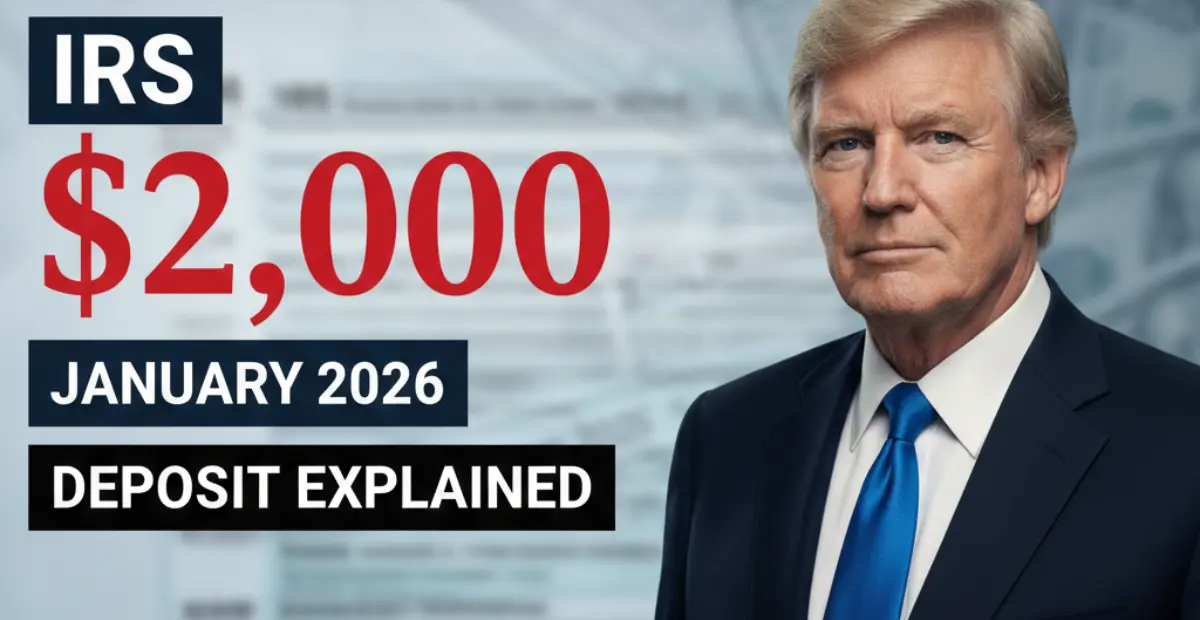 IRS $2,000 January 2026 Deposit Explained